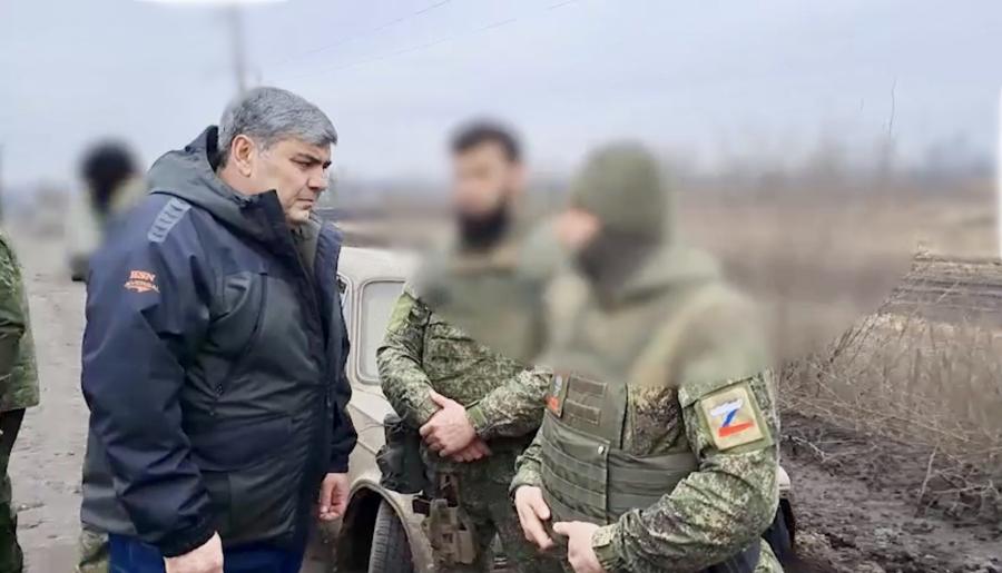 Казбек Коков навестил военнослужащих из Кабардино-Балкарии в зоне СВО