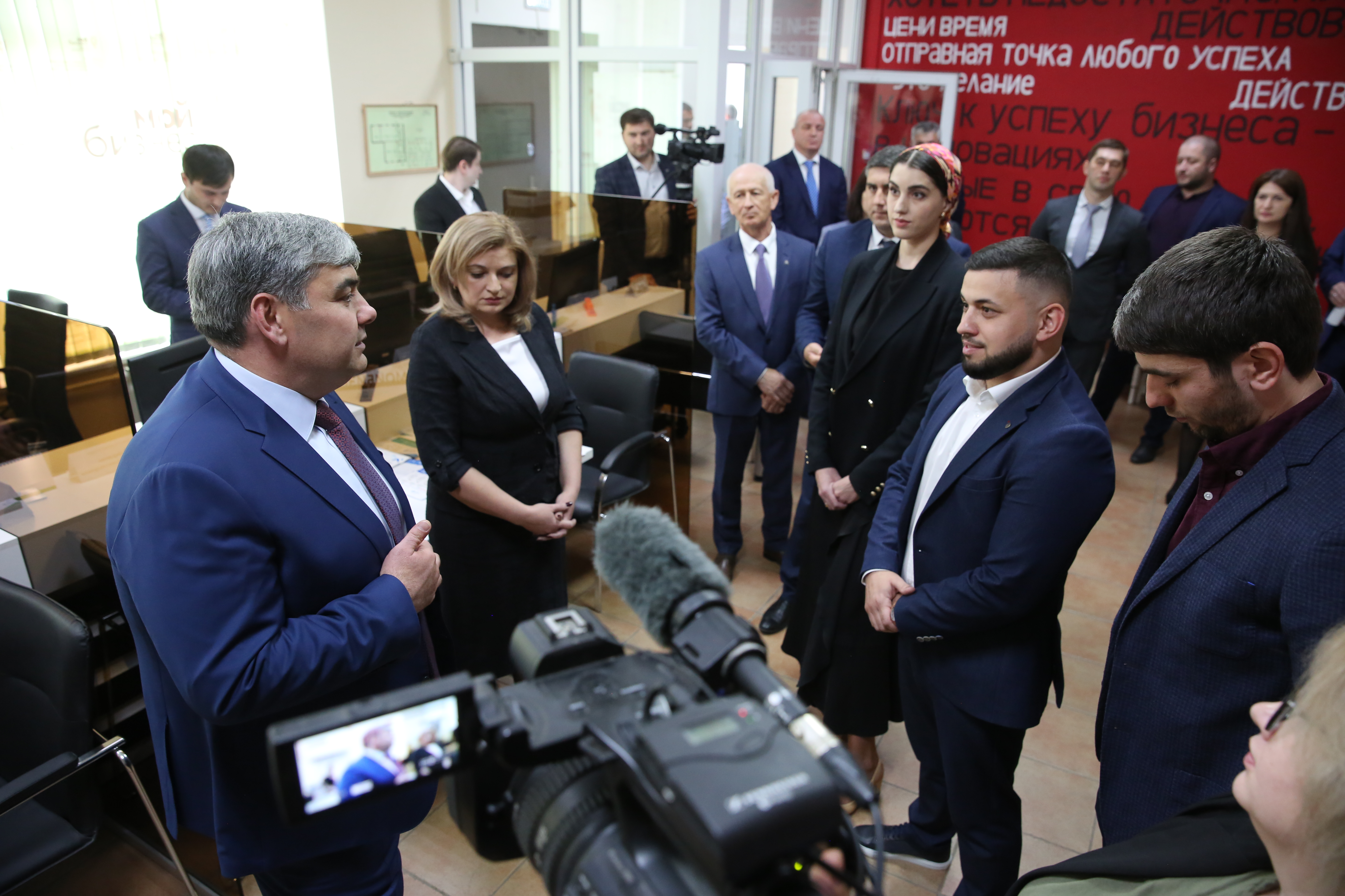 Казбек Коков встретился с молодыми бизнесменами  в Центре  поддержки предпринимательства КБР 