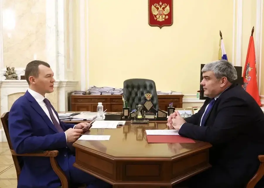 Глава КБР Казбек Коков и Министр спорта РФ Михаил Дегтярев обсудили вопросы развития спорта в республике