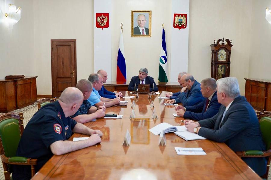 Глава КБР Казбек Коков провел внеочередное заседание Антитеррористической комиссии