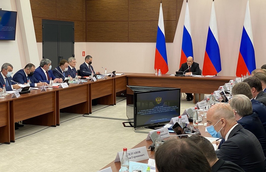 Глава КБР Казбек Коков принимает участие в совещании у Председателя Правительства РФ Михаила Мишустина по вопросам социально-экономического развития Северо-Кавказского федерального округа 
