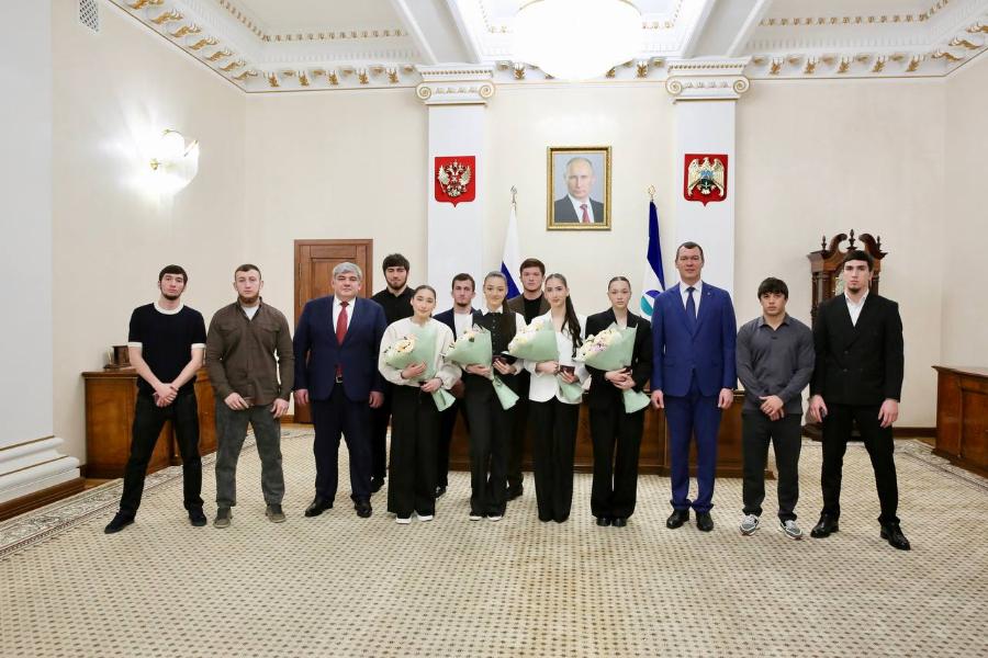 Казбек Коков и Михаил Дегтярев обсудили вопросы развития физкультуры и спорта в Кабардино-Балкарии