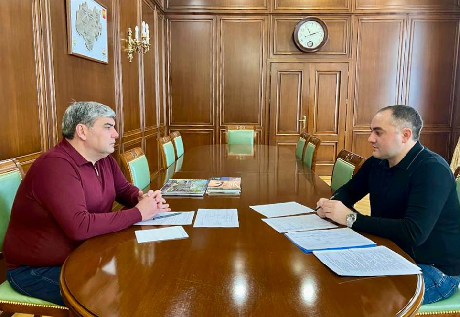 Рабочая встреча с министром по делам молодежи КБР Азаматом Люевым