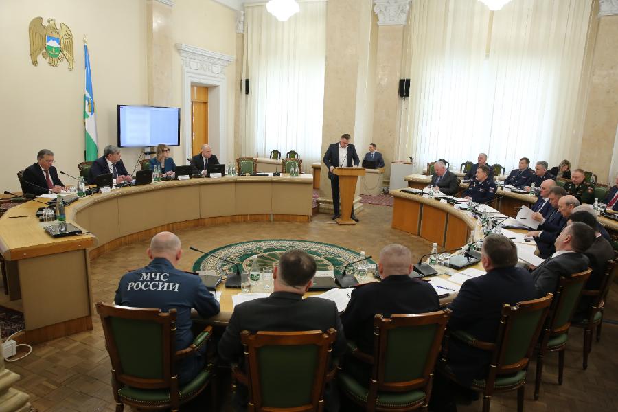 Глава КБР Казбек Коков провел координационное совещание по обеспечению правопорядка 