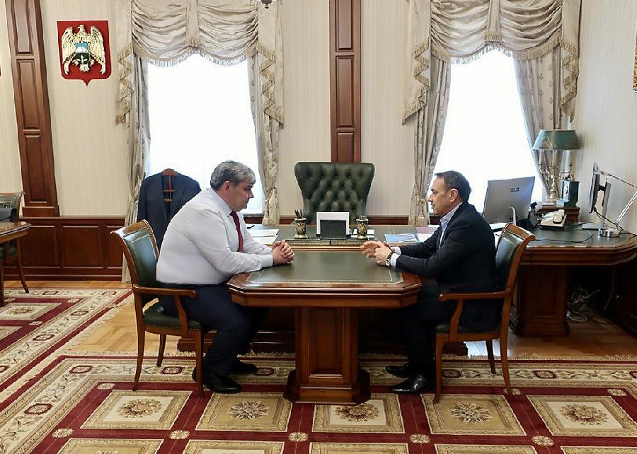 Казбек Коков встретился с Александром Рудаковым