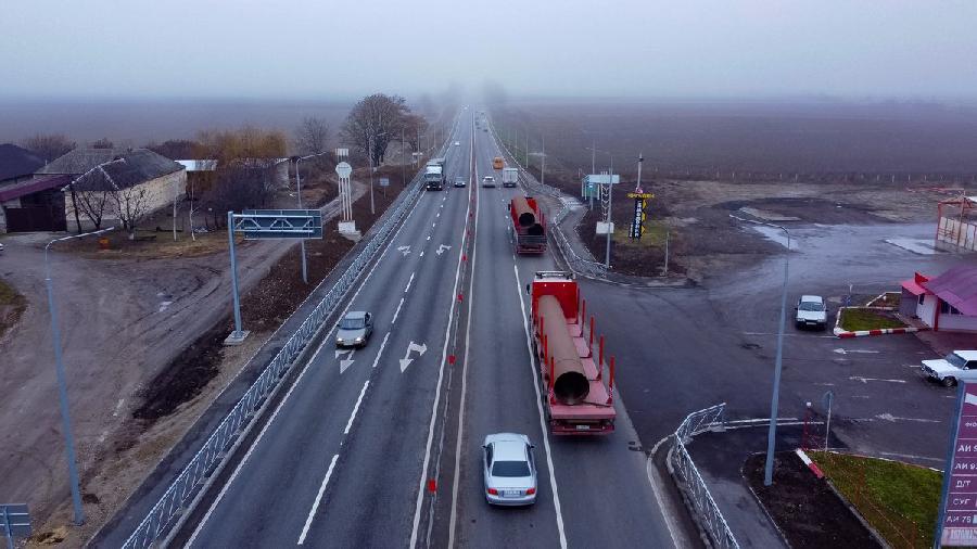 Обновленный участок трассы «Кавказ» стал безопаснее и комфортнее 