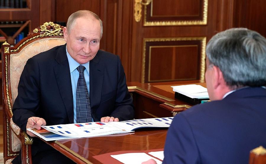 Владимир Путин провёл рабочую встречу с Главой КБР Казбеком Коковым