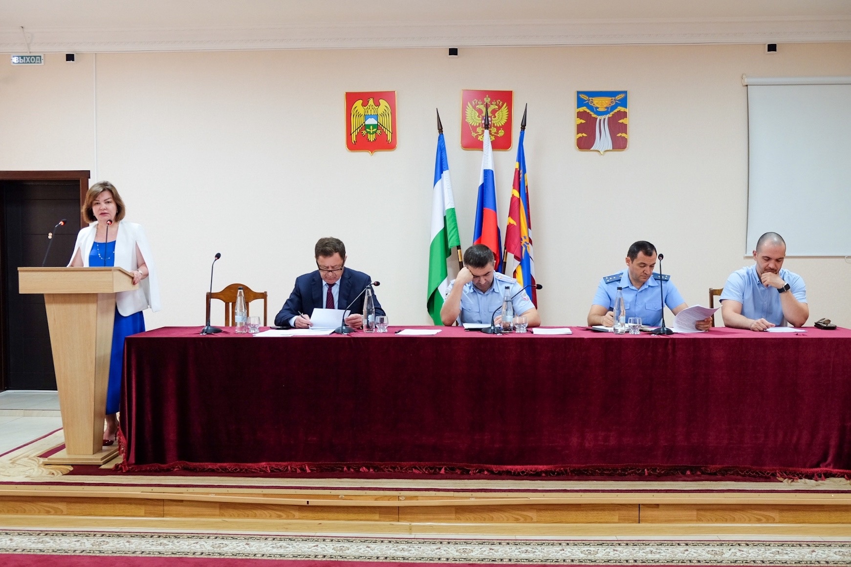 Сегодня состоялось заседание Антитеррористической комиссии Чегемского района 