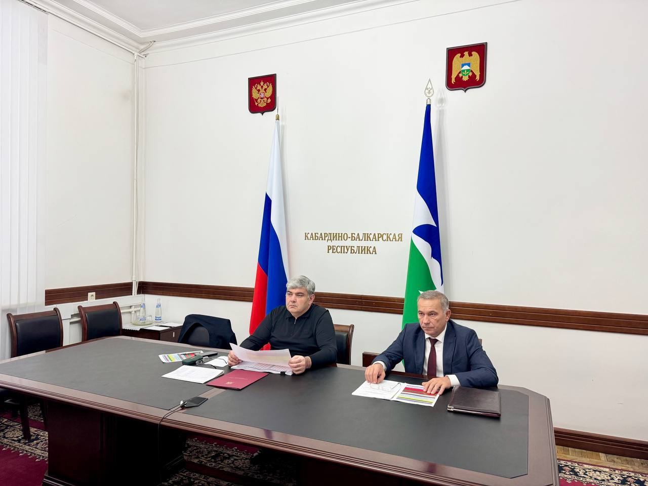 Глава КБР Казбек Коков принял участие в заседании штаба Правительственной комиссии по региональному развитию